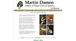 Desktop Screenshot of martin-damen.co.uk