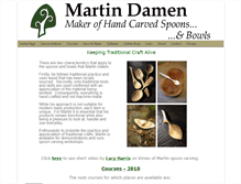 Tablet Screenshot of martin-damen.co.uk